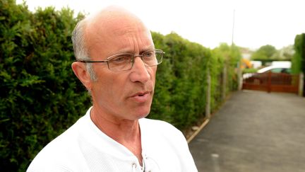 Gilles Patron, le p&egrave;re d'accueil de Laetitia et Jessica Perrais, le 17 ao&ucirc;t 2011 &agrave; Nantes (Loire-Atlantique). (ARNAUD JAFFRE / PRESSE OCEAN / MAXPPP)