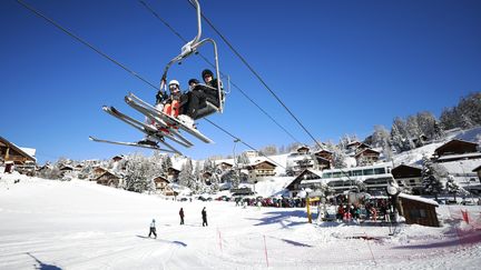 La station de ski de Valberg (Alpes-Maritimes), le 15 février 2022. (DYLAN MEIFFRET / MAXPPP)