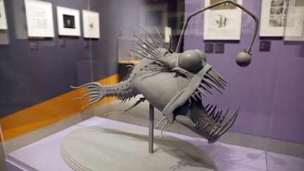 Exposition "Pixar" au musée d'Art Ludique : une sculpture de l'un des personnages du film "Sauver Nemo"
 (FRANCOIS GUILLOT / AFP)