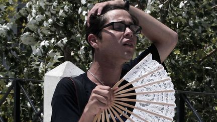 Ath&egrave;nes (Gr&egrave;ce), 42 &deg;C, le 11 juillet 2012. (DIMITRI MESSINIS / AP / SIPA)