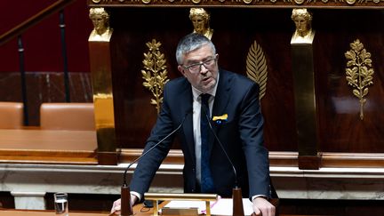 Bertrand Pancher à l'Assemblée nationale le 1er mars 2023. (MYLENE DEROCHE / MAXPPP)