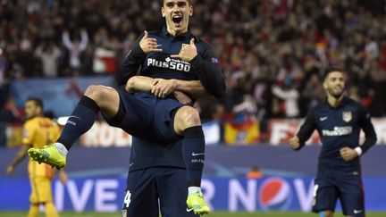 La joie du Français Antoine Griezmann