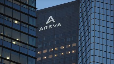 Le si&egrave;ge d'Areva &agrave; la D&eacute;fense (Hauts-de-Seine), pris en photo le 4 mars 2015. (ERIC PIERMONT / AFP)