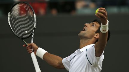  Le n°1 mondial Novak Djokovic (ADRIAN DENNIS / AFP)