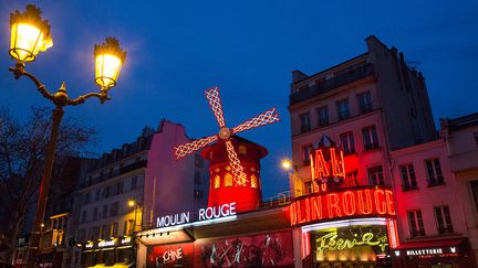 Facade of the Moulin Rouge, in Paris. (MOULIN ROUGE / D. DUGUET)