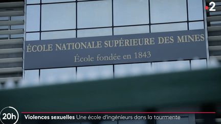 Extrait d'un reportage du "20 heures" de France 2 sur des faits de violences sexuelles à&nbsp;l’IMT Mines d’Alès (Gard), diffusé le 18 février 2021.&nbsp; (FRANCE 2)