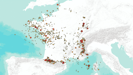 CARTE. Quarante ans de tremblements de terre près de chez vous (NICOLAS ENAULT / CARTO)