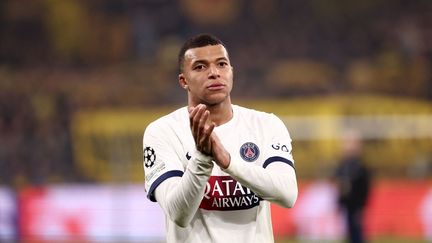 Kylian Mbappé lors de Dortmund-PSG, le 13 décembre 2023. (AFP)