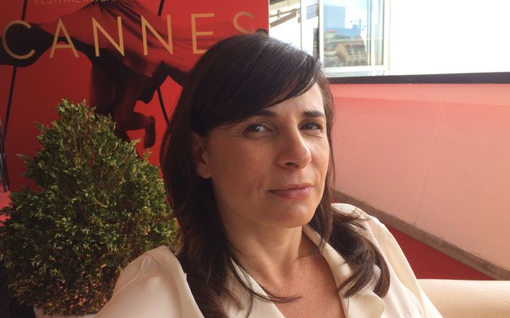 Annarita Zambrano à Cannes le 23 mai.
 (Lorenzo Ciavarini Azzi / Culturebox)