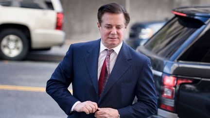 Paul Manafort à Washington, le 15 juin 2018.&nbsp; (BRENDAN SMIALOWSKI / AFP)