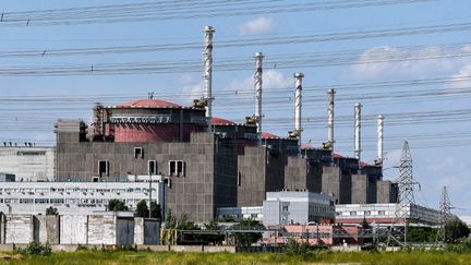 Les six réacteurs de la centrale nucléaire de Zaporijjia sont à l'arrêt, depuis lundi 11 septembre. (DMYTRO SMOLYENKO / NURPHOTO)