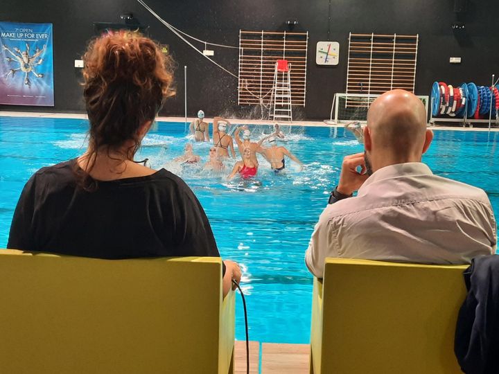 Mourad Merzouki who supervises rehearsals for the free ballet event for the Paris 2024 Olympic Games (JÉRÔME VAL / FRANCEINFO / RADIOFRANCE)