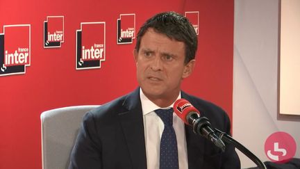 Manuel Valls, mardi 29 octobre, sur France Inter.&nbsp; (FRANCEINTER)