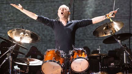 Lars Ulrich, le batteur de Metallica (Glastonbury Festival, Grande-Bretagne, 28 juin 2014)
 (REX/REX/SIPA)