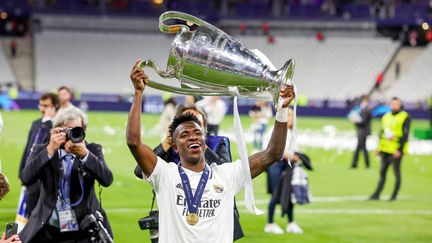 Vinicius Junior, unique buteur de la finale de la Ligue des champions entre le Real Madrid et Liverpool, le 28 mai 2022. (NIGEL KEENE / PROSPORTSIMAGES)