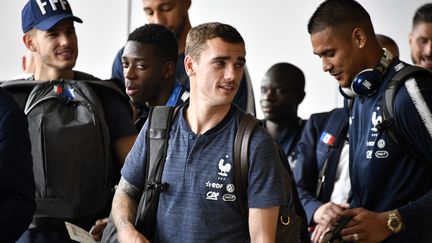 Antoine Griezmann revient dans sa ville natale, Mâcon, après son titre de champion du monde. (ALEXANDER NEMENOV / AFP)