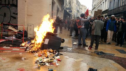 Dans les rues de Montpellier, samedi 14 avril. (Thomas Biet / France Bleu Hérault / RADIO FRANCE)