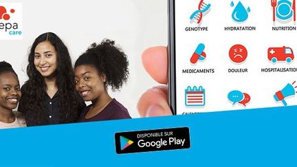 De gauche à droite, Anouchka Kponou, Meryem Ait-Zerbane et Laetitia Defoi, les jeunes femmes à l'origine de l'application Drepacare. (Drepacare)