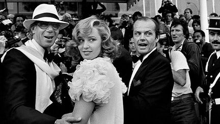 "Cannes les années stars" au château de la Buzine jusqu'au 5 juin 2016 -  Ici Bob Rafelson, Jessica Lange et Jack Nicholson en 1981
 (Serge Assier)