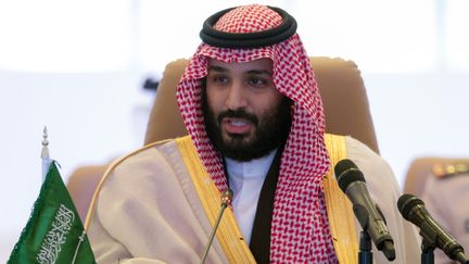 Le prince&nbsp;Mohammed ben Salmane le 26 novembre 2017. (BANDAR AL-JALOUD / SAUDI ROYAL PALACE)