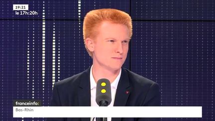 Adrien Quattenens, député La France insoumise, le 20 septembre 2018 sur franceinfo. (FRANCEINFO)