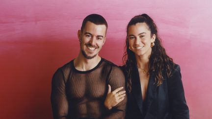 Aline et Cédric Feito ont créé leur média LGBT+ (franceinfo)