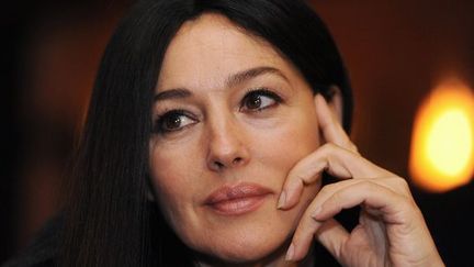 Monica Bellucci le 19 janvier 2013 à Mcavnik, où Emir Kusturiva organise son festival de cinéma "Kustendorf"
 (Milos Cvetkovic / AFP)