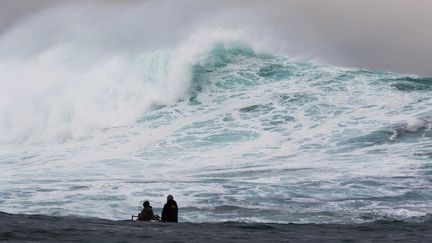 La mythique vague géante Belharra au Pays Basque le 16 décembre 2016. (MARION VACCA/WOSTOK PRESS / MAXPPP)