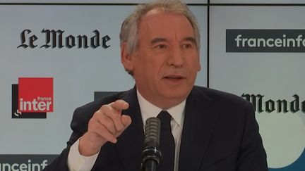 François Bayrou, haut-commissaire au Plan, président du Modem et maire de Pau, est l'invité de Questions politiques dimanche 14 mars 2021. (RADIOFRANCE)