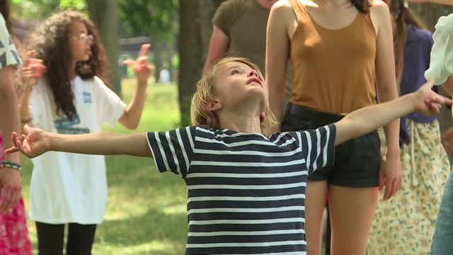 Petits et grands sont conviés pour participer à "Bouge ton bassin" et mettre en lumière le patrimoine&nbsp;minier du Nord. (FRANCE 3 NORD PAS-DE-CALAIS)