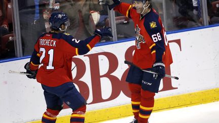 Jaromir Jagr (à droite), l'ex-attaquant des Florida Panthers. (? USA TODAY SPORTS / REUTERS / X02835)