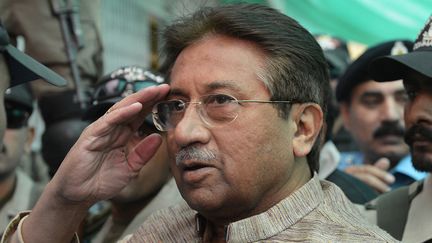 L'ancien président du Pakistan Pervez Musharraf à Islamabad, le 20 avril 2013. (AAMIR QURESHI / AFP)