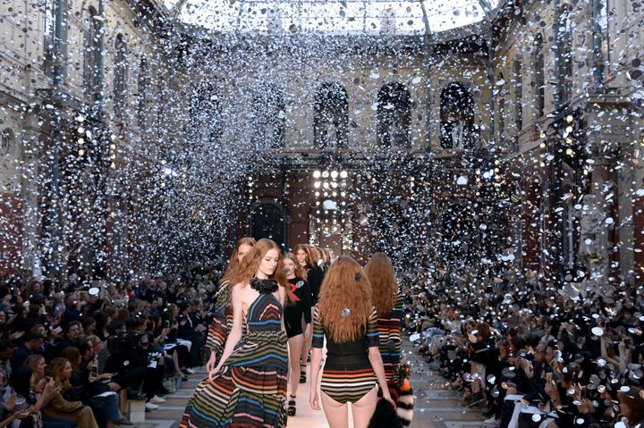 Sonia Rykiel printemps-été 2017, à Paris
 (ALAIN JOCARD / AFP)