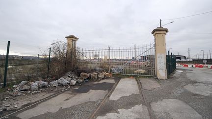 Photo prise le 2 f&eacute;vrier 2009 des vestiges du site de l'usine AZF de Toulouse,&nbsp;qui a explos&eacute; le 21 septembre 2001. (ERIC CABANIS / AFP)