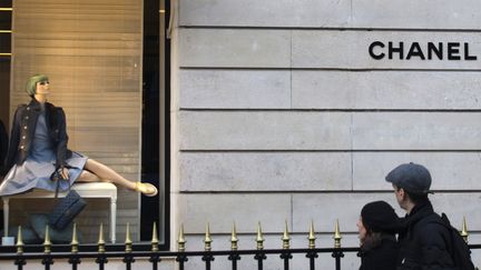 Boutique de luxe Chanel à Paris. (JOEL SAGET / AFP)