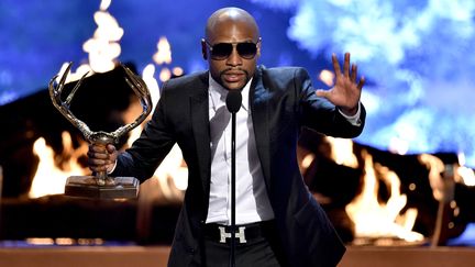 Le boxeur&nbsp;Floyd Mayweather, le 6 juin 2015, aux Guys' Choice Awards 2015&nbsp;&agrave; Culver City (Californie). (KEVIN WINTER / GETTY IMAGES NORTH AMERICA / AFP)