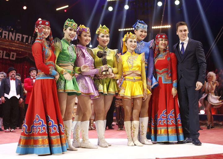 Festival du cirque de Monaco : la Troupe acrobatique de la Mongolie intérieure
 (Claude Paris/AP/SIPA)