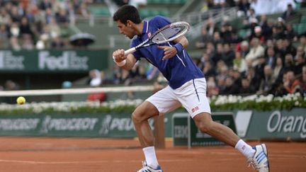 Novak Djokovic tranquille lors de son deuxième tour