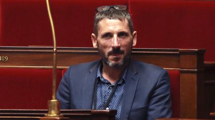 Le député LREM Matthieu Orphelin à l'Assemblée nationale le 27 juillet 2017. (JACQUES DEMARTHON / AFP)