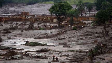 &nbsp; (La gigantesque coulée de boues toxiques a parcouru plus de 650 kms dans le sud-est du Brésil. © Ricardo Moraes/ Reuters)