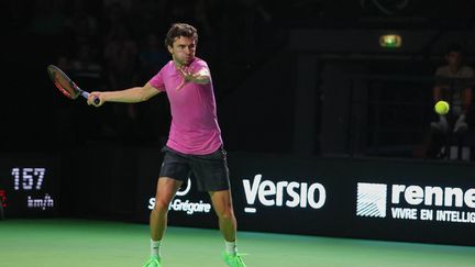 Gilles Simon lors de l'Open de Rennes, le 13 septembre 2022. (LAURENT LAIRYS / DPPI via AFP)