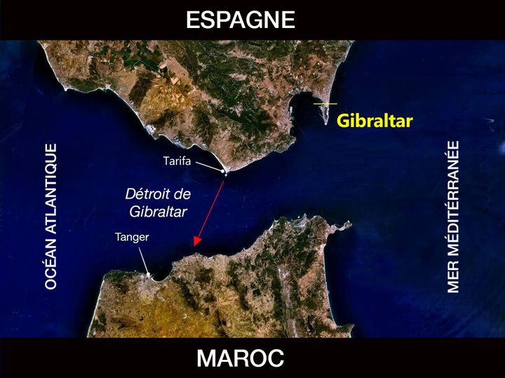 &nbsp; (Il y a 14 kilomètres au minimum entre les côtes espagnoles et marocaines © Emmaüs)