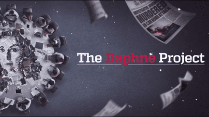 Capture d'écran de la vidéo annonçant le "Projet Daphne", dont les premières révélations seront disponibles le 17 avril 2018.&nbsp; (FORBIDDEN STORIES)