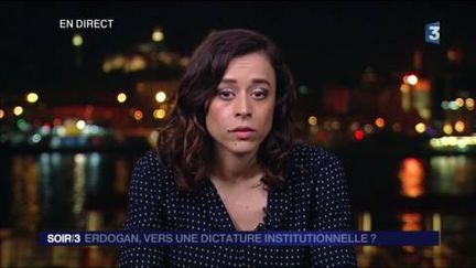 Leïla Sahli, correspondante de France 3 en Turquie. (FRANCE 3)