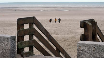 Berck-Sur-Mer (Pas-de-Calais), le&nbsp;26 11 2013 : la plage o&ugrave; le corps de la fillette a &eacute;t&eacute; retrouv&eacute; ( MAXPPP)