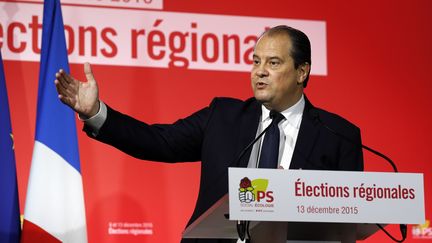 Le Premier secrétaire du Parti socialiste, Jean-Christophe Cambadélis, le 13 décembre 2015 à Paris. (FRANCOIS GUILLOT / AFP)