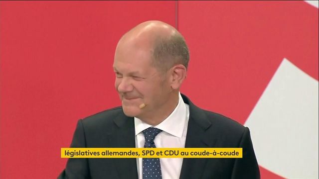 Elections en Allemagne : la réaction du social-démocrate Olaf Scholz après les premiers résultats