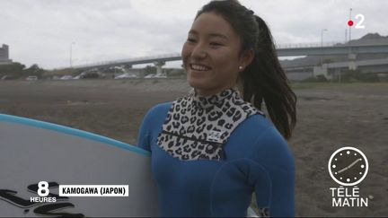 Japon : Shino Matsuda rêve d'une médaille en surf aux JO de Tokyo