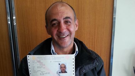 &nbsp; (Rateb Abou Zid, ingénieur syrien, père de quatre enfants, heureux d'être sous la protection du statut de réfugié © Radio France / Serrano)