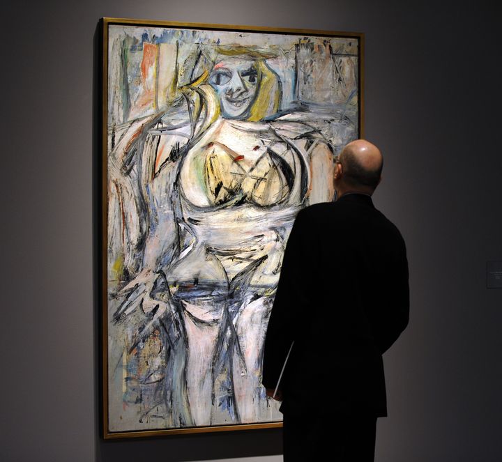 "Woman III", de&nbsp;Willem De Kooning, photographi&eacute; le 1er avril 2009 &agrave; New York. (TIMOTHY A. CLARY / AFP)